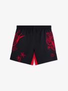 MANTO miko FIGHT SHORTS-black